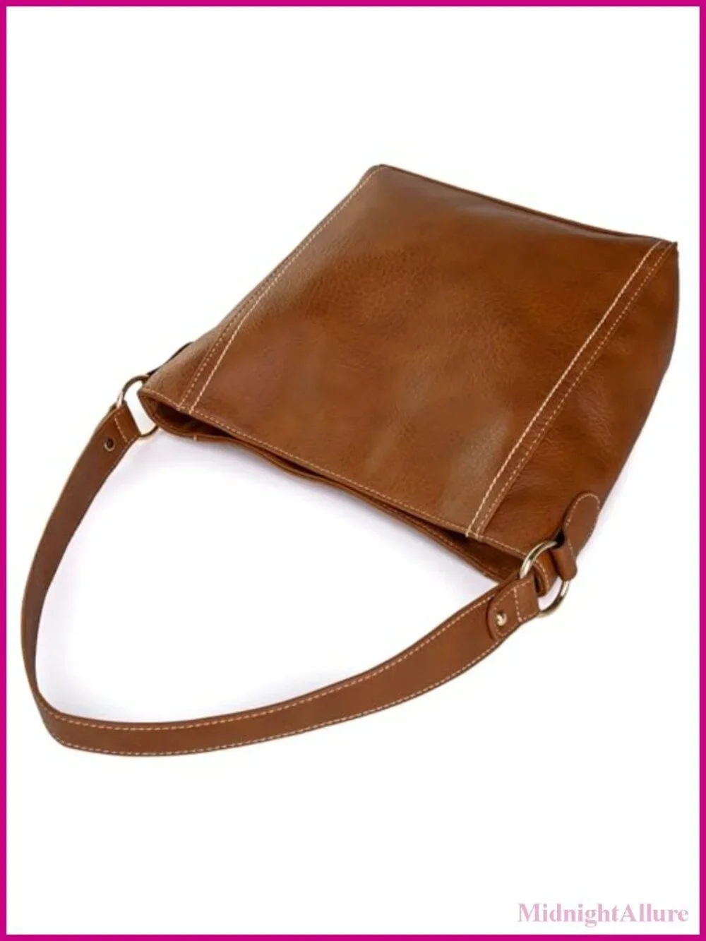 Vegan Leather Hobo Bag Soft Shoulder Purse for Women Casual Everyday